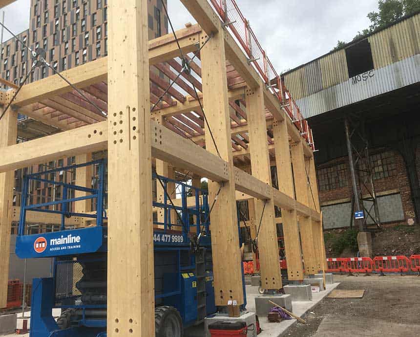 Glulam Mayfield Project Manchester 1