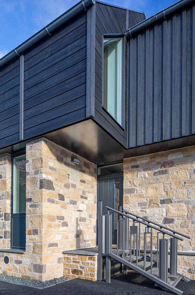 West Linton Vulcan Black Cladding